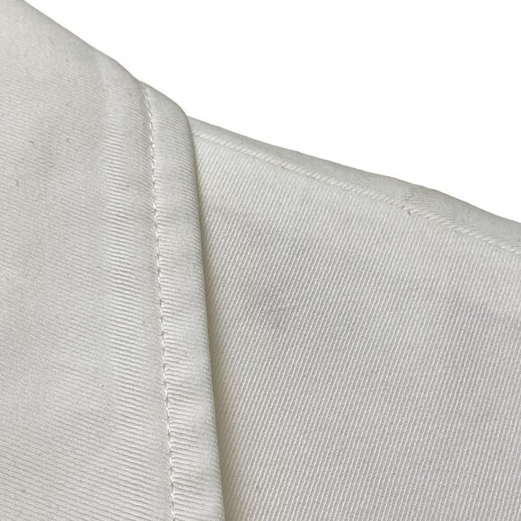 Blossom Brand Boyfriend Jacket Small Cotton Blend  Cream White Korea Luxury - Picture 8 of 9